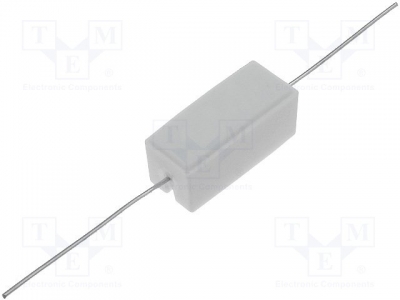 Резистор 5W 1.0K CRL5W-1K5 Резистор: мощен; керамичен; THT; 1,5k?; 5W; ±5%; 9,5x9,5x22mm
